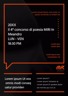 Una semplice guida ai concorsi interni in bianco e arancione