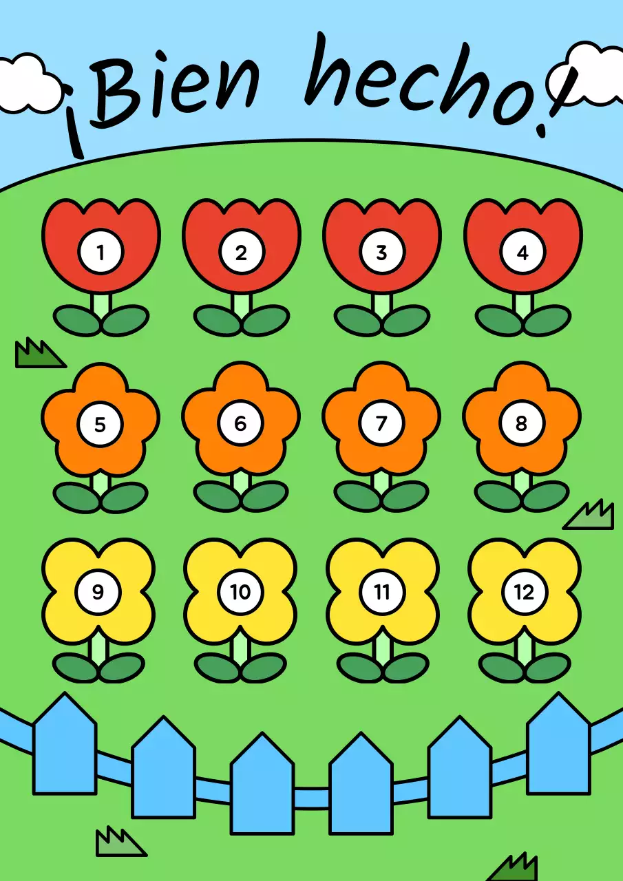 Recursos didácticos de alabanza en verde y azul claro