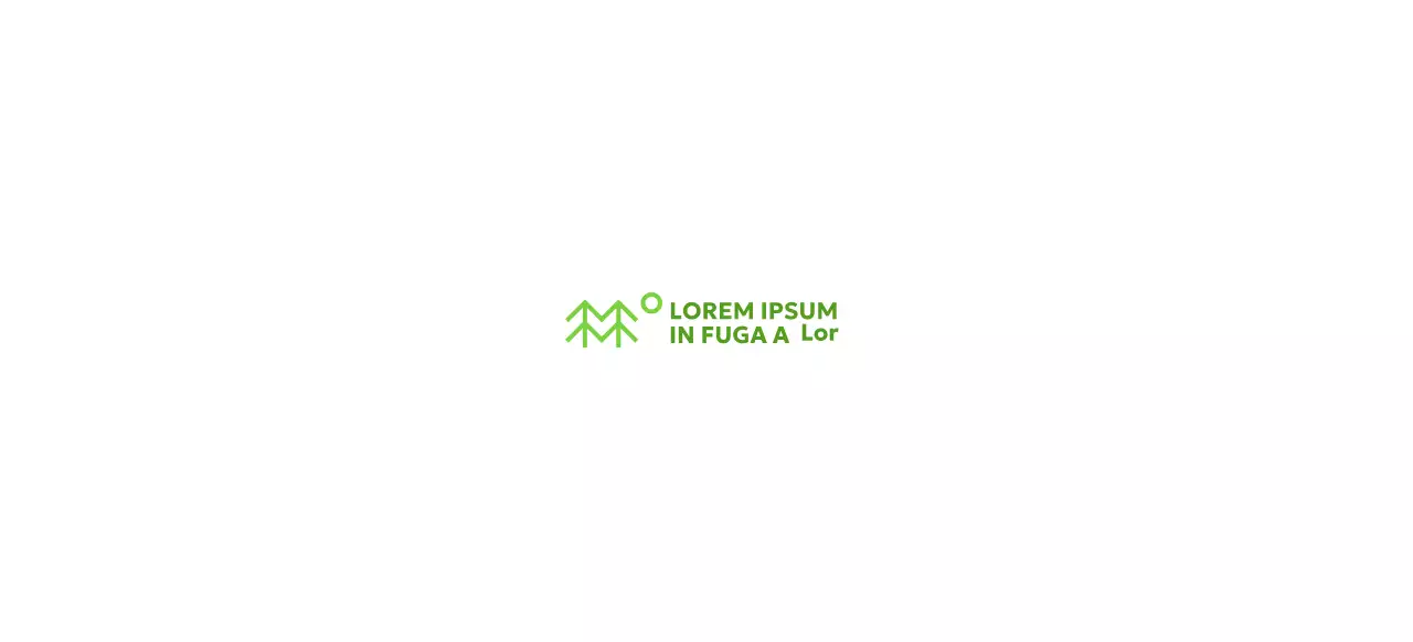 Sencilla conservación de la naturaleza con ilustraciones de árboles y colores verdes