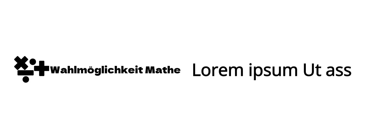 Mathe-Schule mit Mathe-Symbol Logo-Konzept