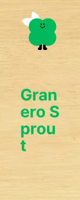 Personaje Planta Verde Simpática Clase de Kindergarten