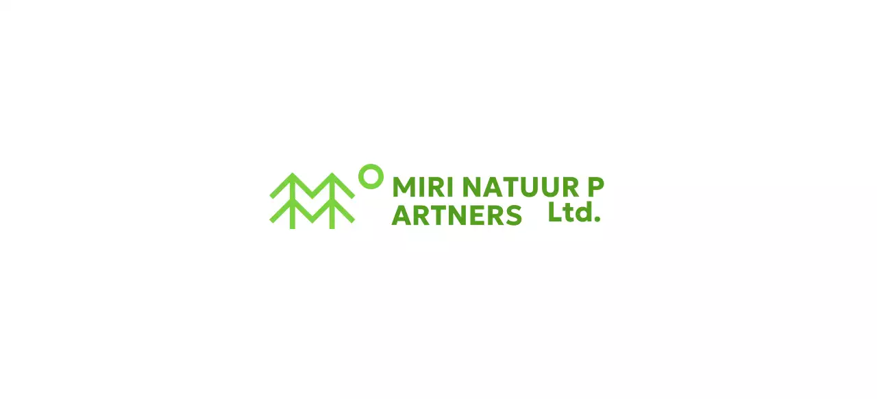 Natuurbehoud met eenvoudige boomillustraties en groene kleuren