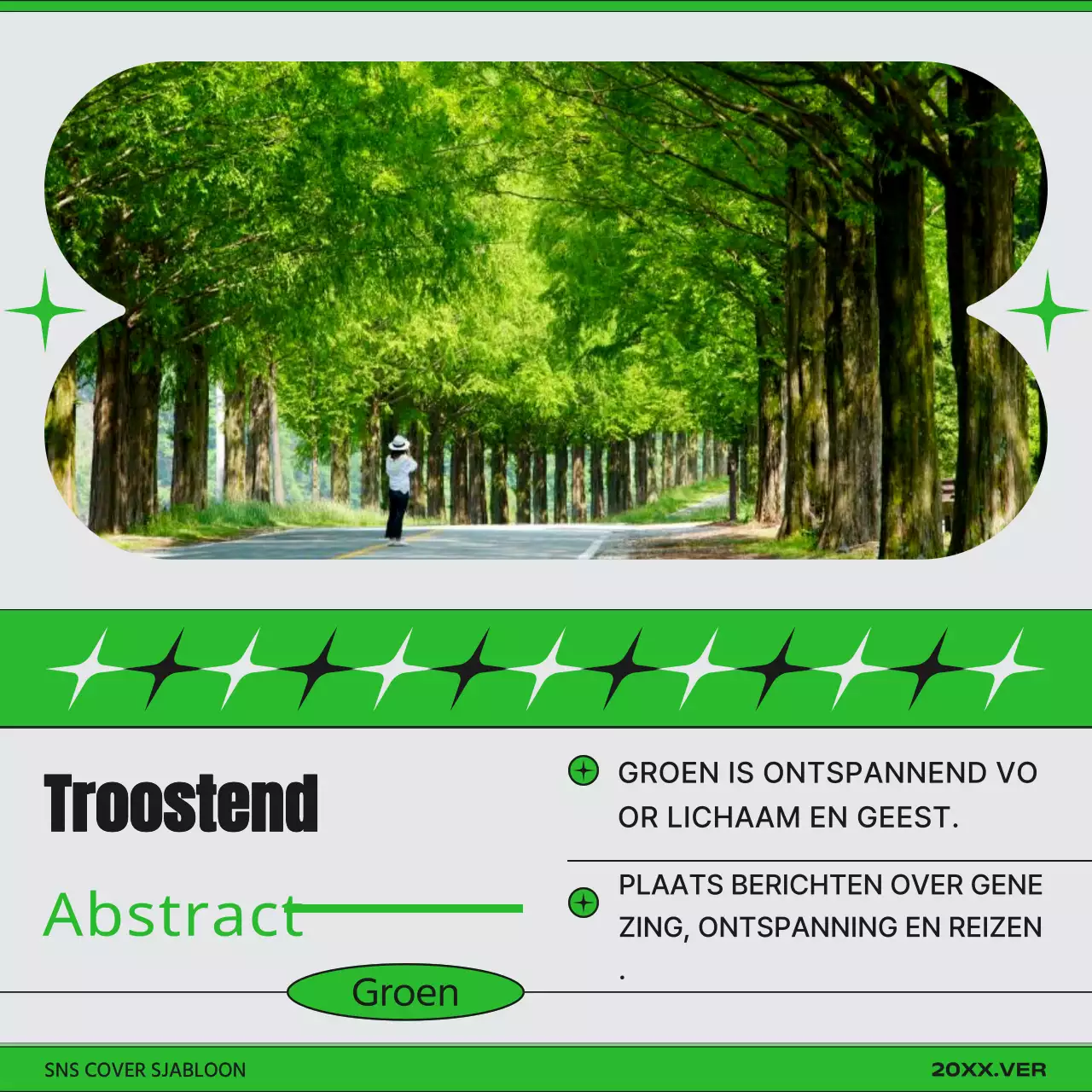 Promoot een moderne kleurvariatie van de omslag in regenboog en wit