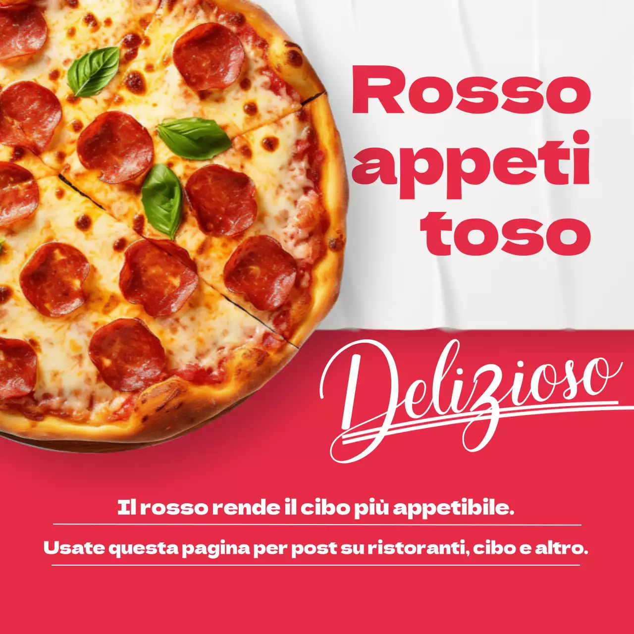 Copertina di tendenza in rosso e blu