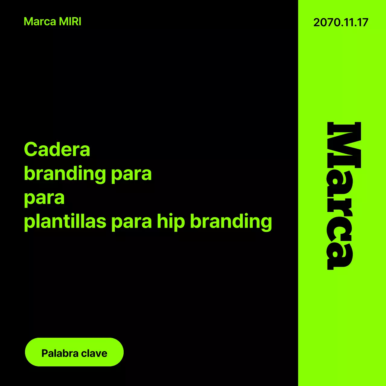 Una moderna imprimación de marca en neón y negro