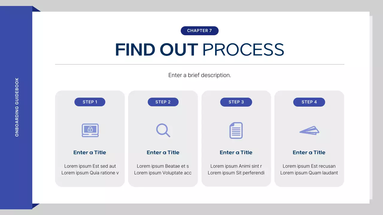 Blue Modern Company Guide Presentation