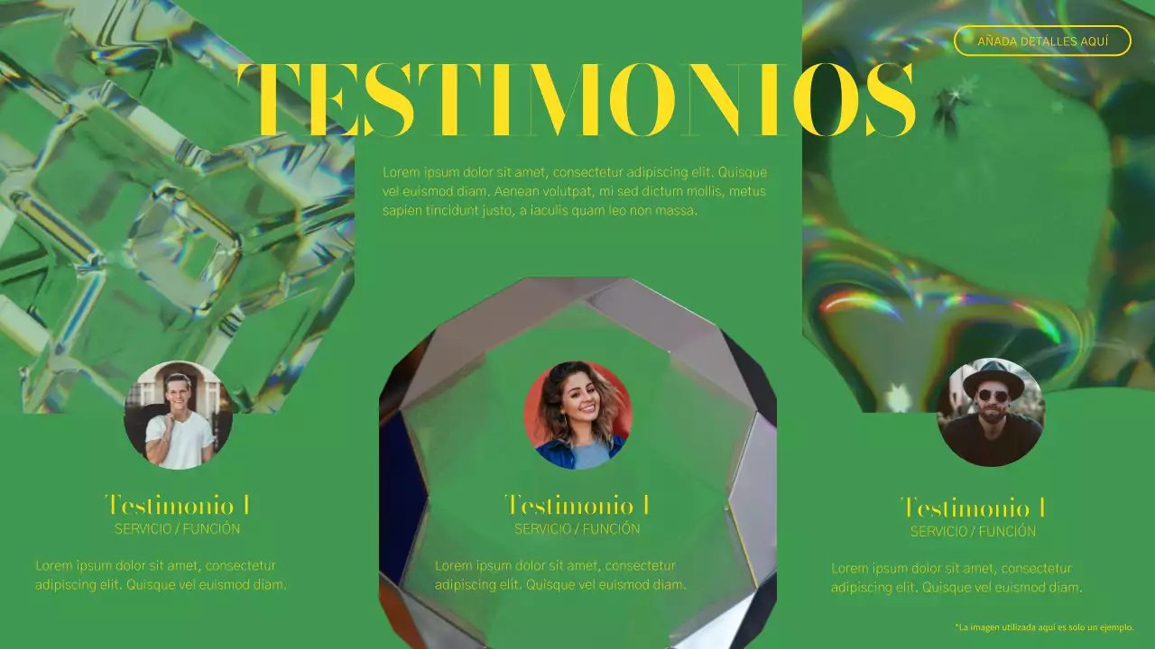 Informe sobre el perfil de la empresa moderna verde y rosa