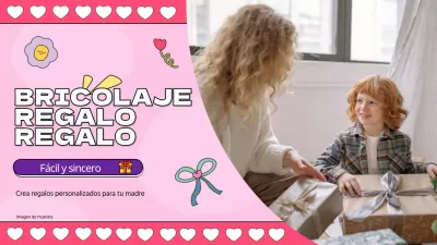 Guía de regalos DIY con encanto rosa y morado para el Día de la Madre