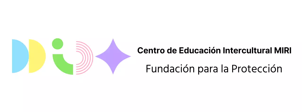 Logotipo del centro cultural en geometría