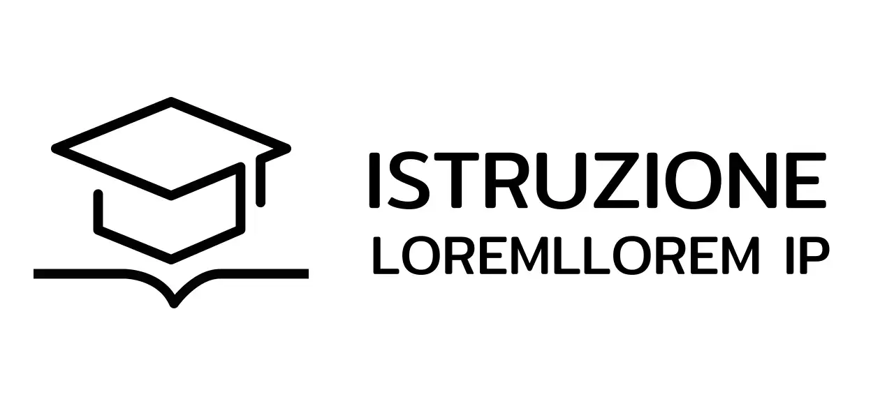 Apprendimento intelligente con un cappello da bachelor e un logo di illustrazione di libri