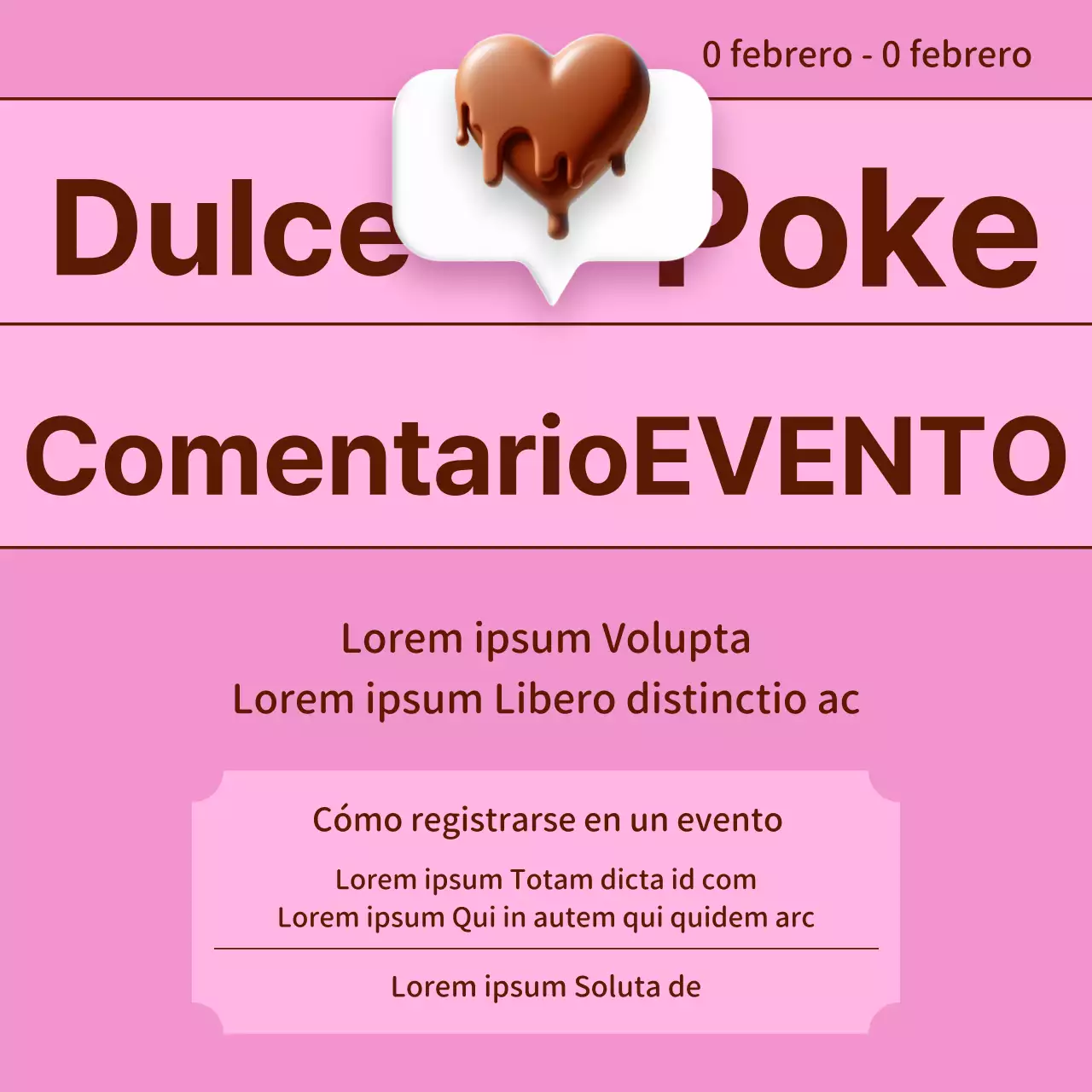 Promueva un sencillo evento rosa de comentarios en las redes sociales
