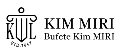 Despacho de abogados con un logotipo ilustrado y un toque de clase