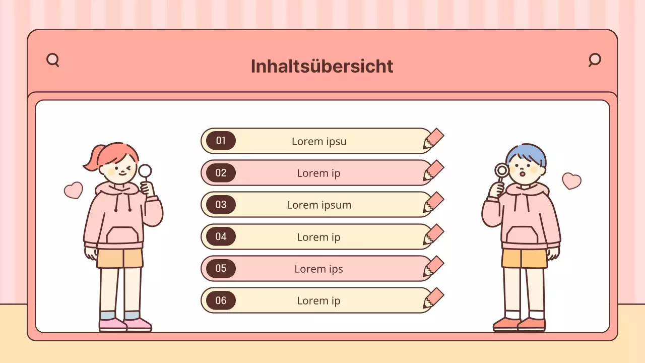 Rosa und gelbes Zentrum Klassenzimmer Aktivität Sammlung post