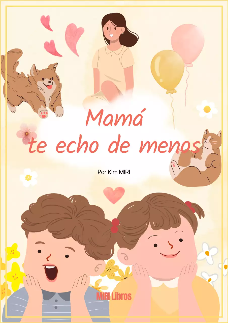 Bonita cubierta de libro en amarillo y rosa