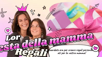 Condividete il fai-da-te per un regalo kitsch in rosa per la Festa della Mamma
