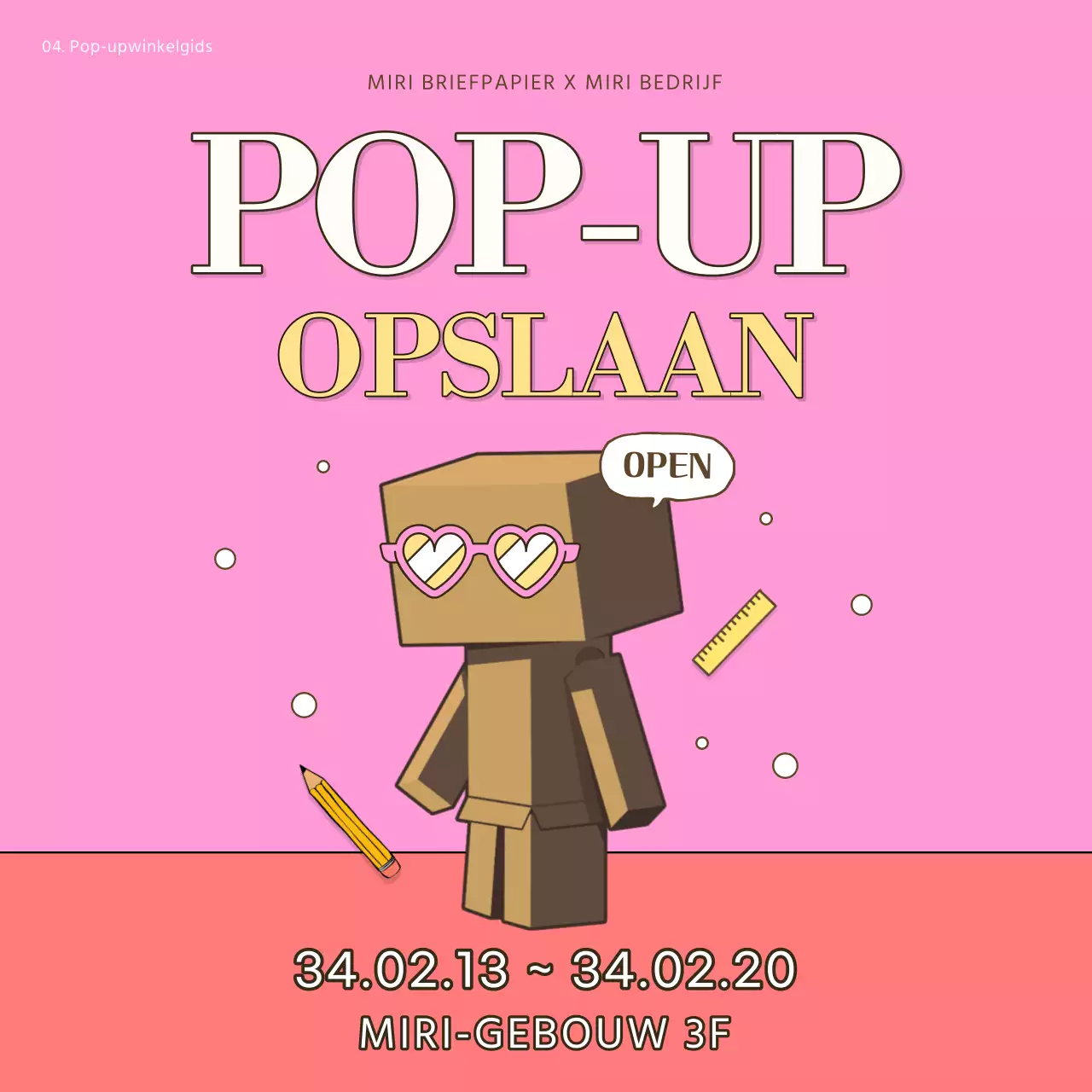 Een jaar in het leven van beige en gele marketing