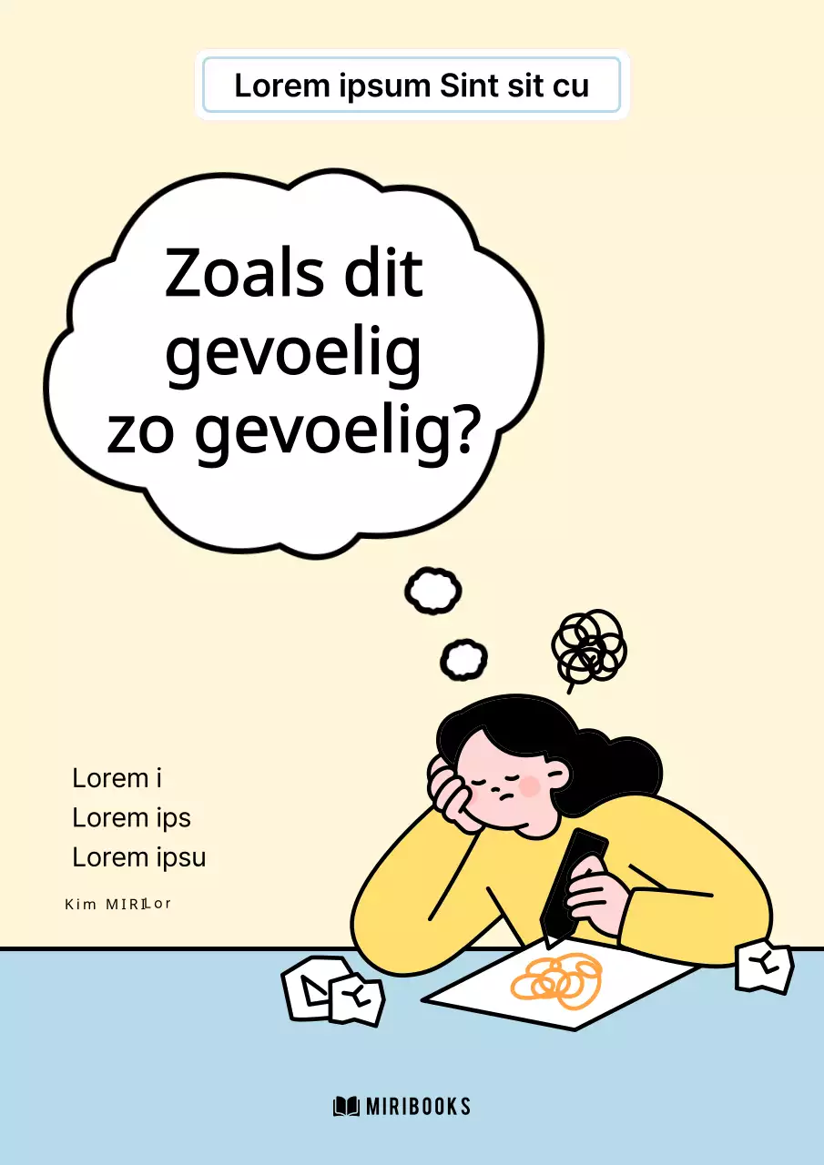 Gele, minimalistische oplossingen boekomslag