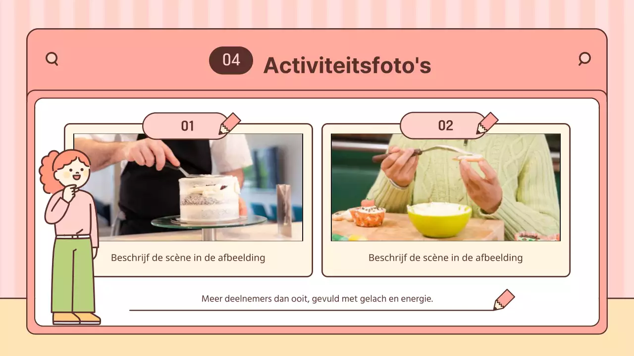 Roze en Geel Centrum Klasactiviteit Verzamelpost