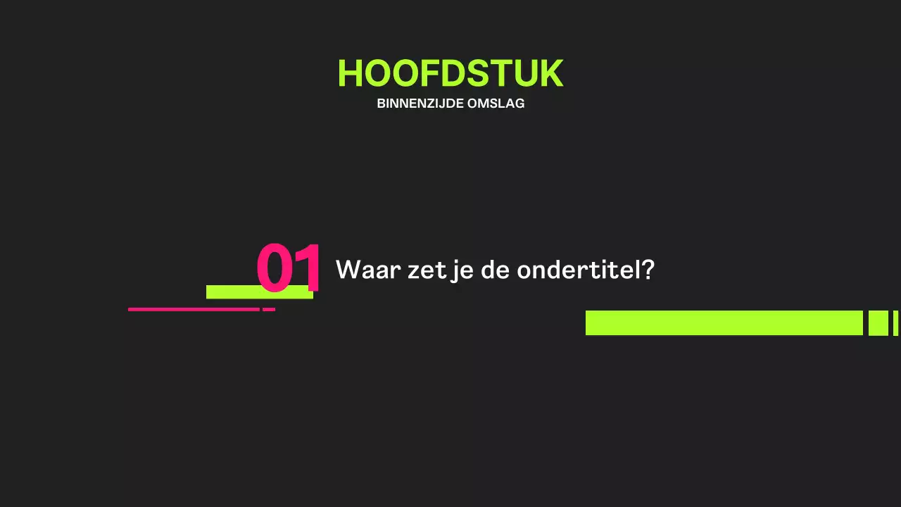 Een gids voor trendy projecten in neonkleuren