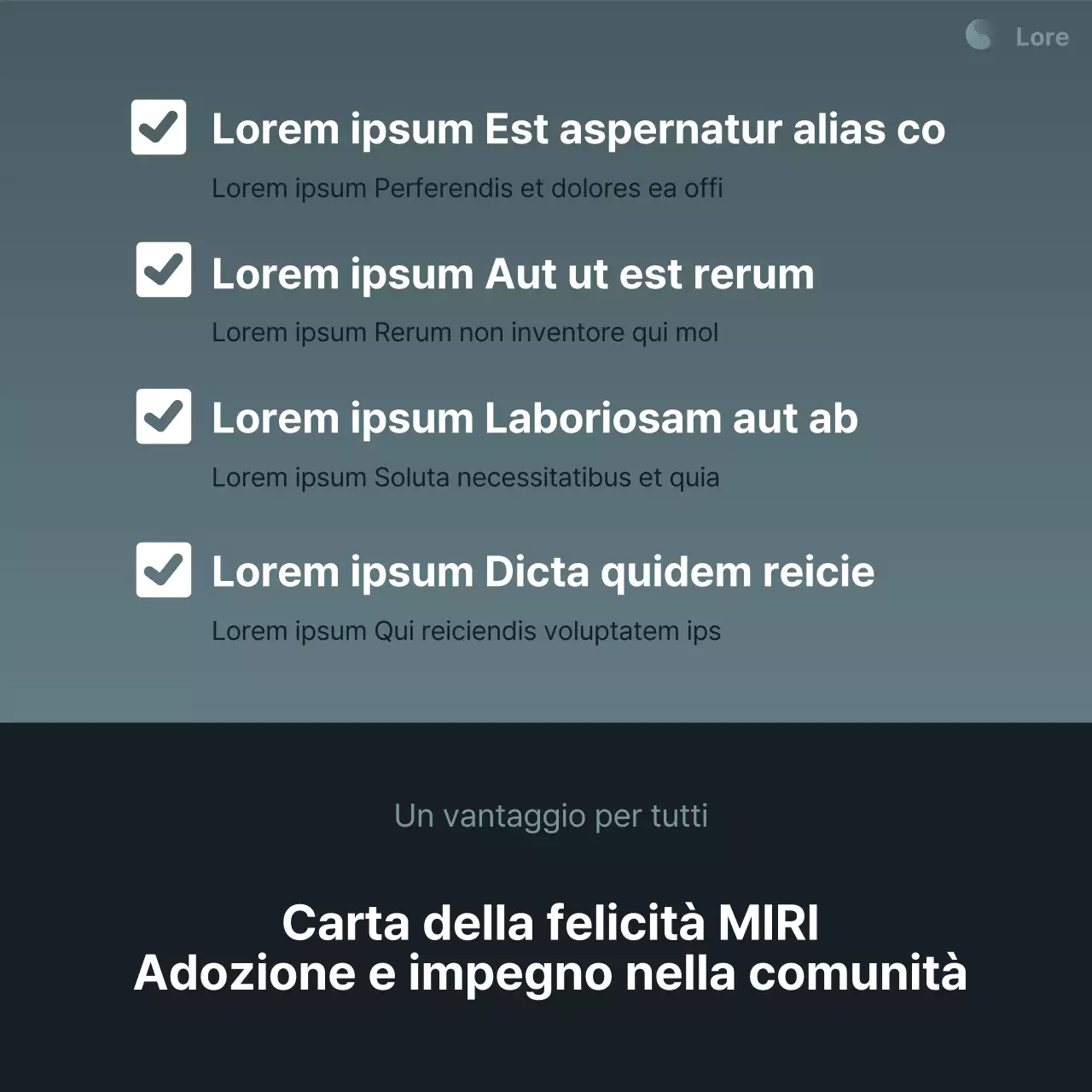 Un semplice spot elettorale in bianco e blu