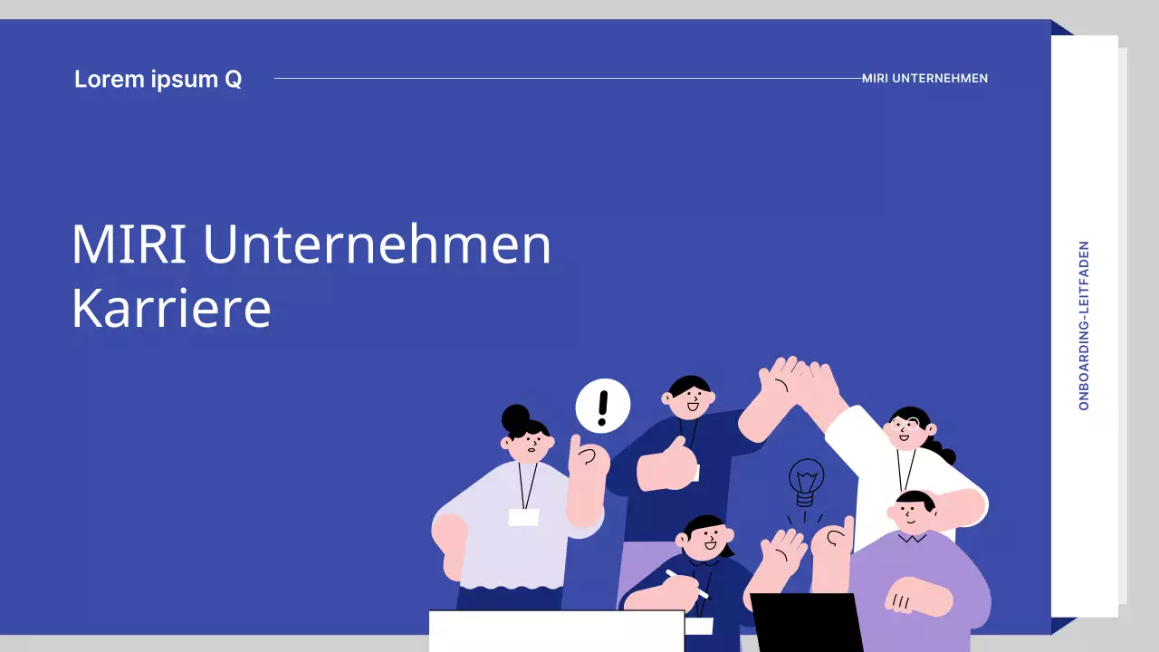 Blue's lovely HR-Schulungsmaterialien