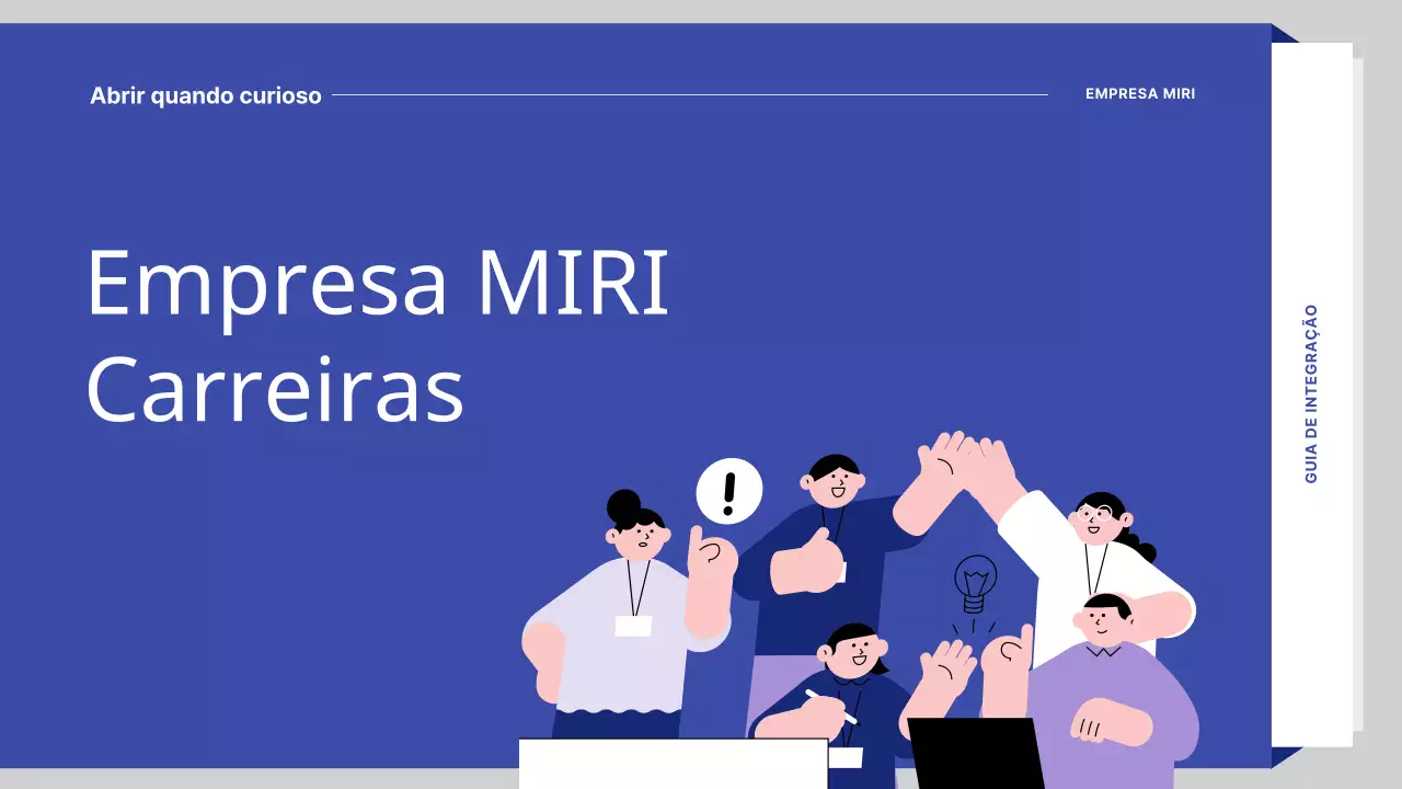 Materiais de formação para RH da Blue