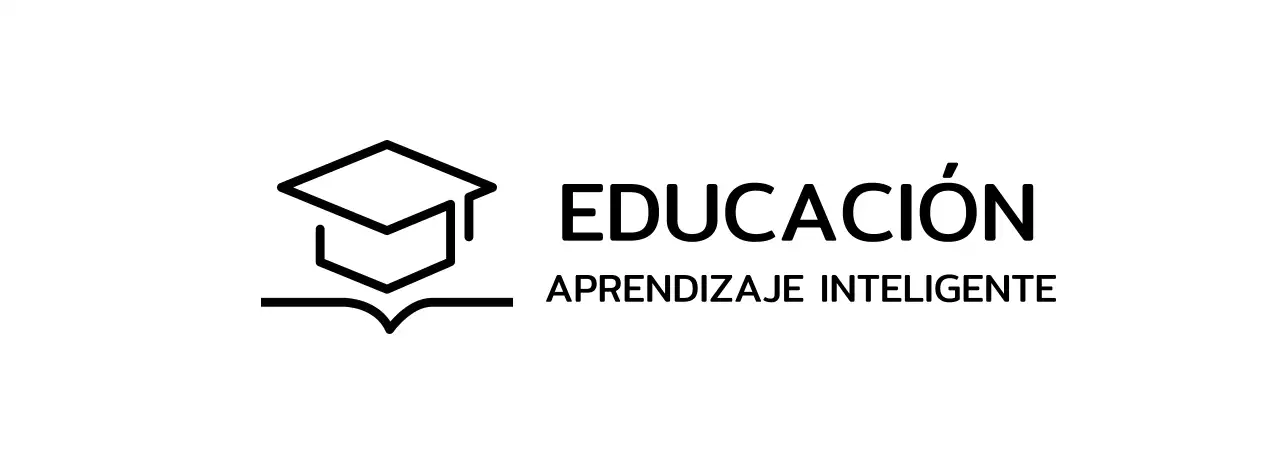 Aprendizaje inteligente con gorra de bachillerato y logotipo de ilustración de libros