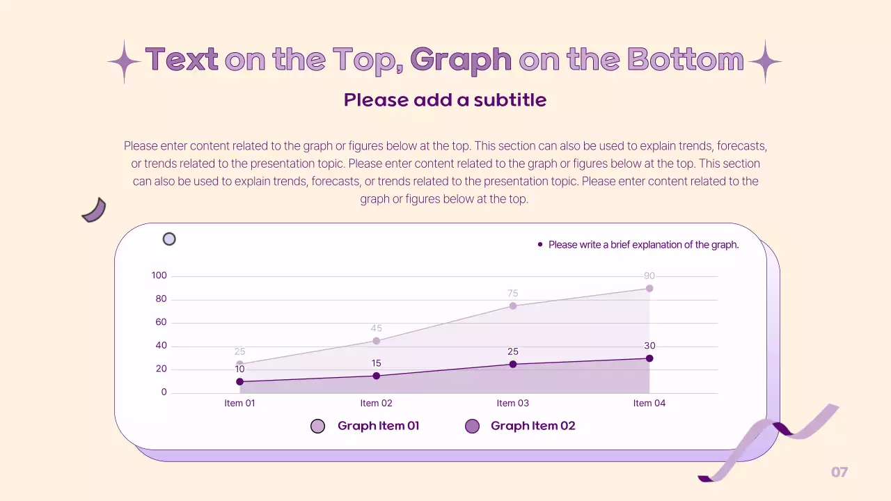 A simple PM presentation in yellow and purple
