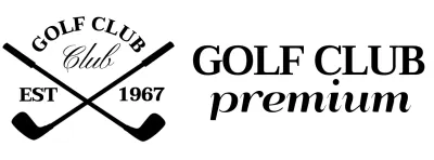 A golf club with a golf club logo for a classy look
