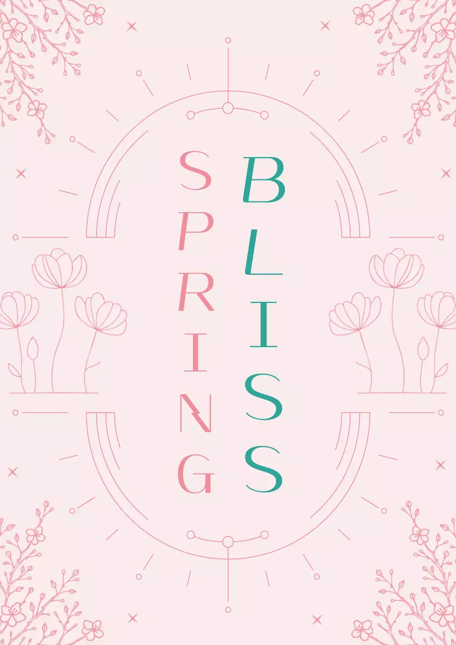 Pink Elegant Spring Invitation Poster