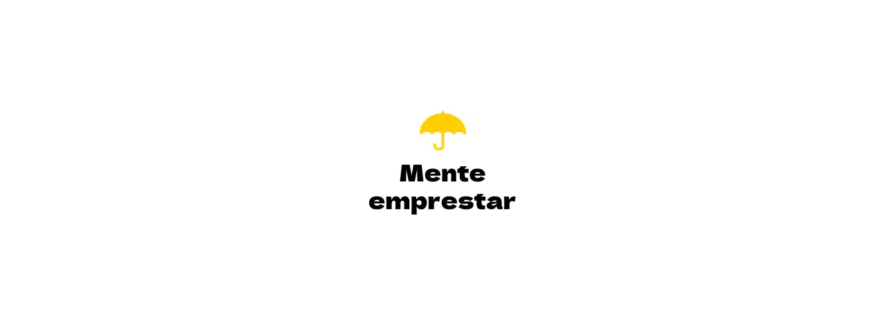 Desenho a cores para serviços de aluguer com um ícone de guarda-chuva