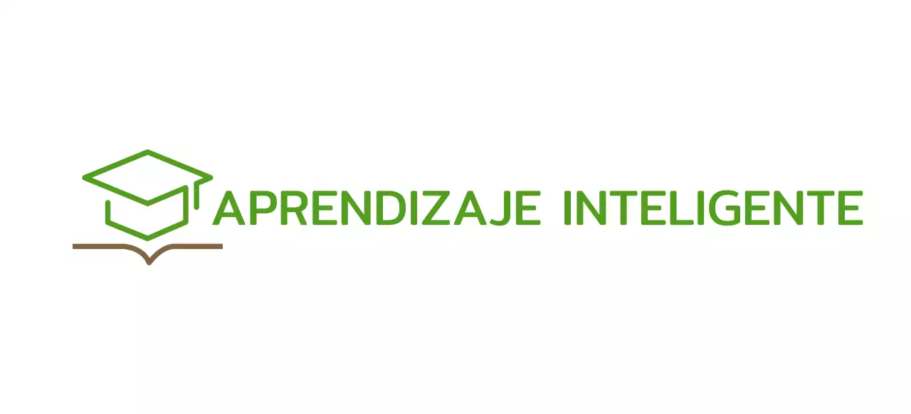 Smart Learning con gorra verde de soltero y logotipo de ilustración de libro