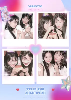 Promueve un collar de vida kitsch en azul claro y rosa