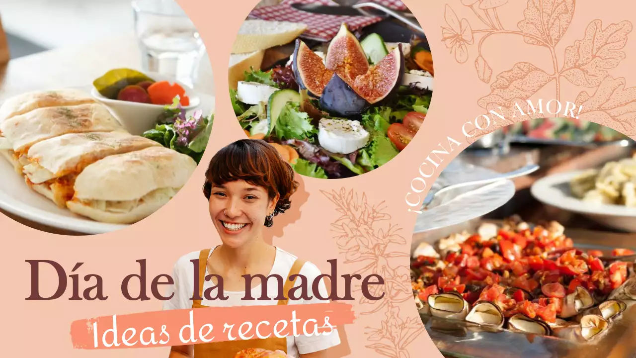 Promueva ideas de recetas clásicas para el Día de la Madre en marfil