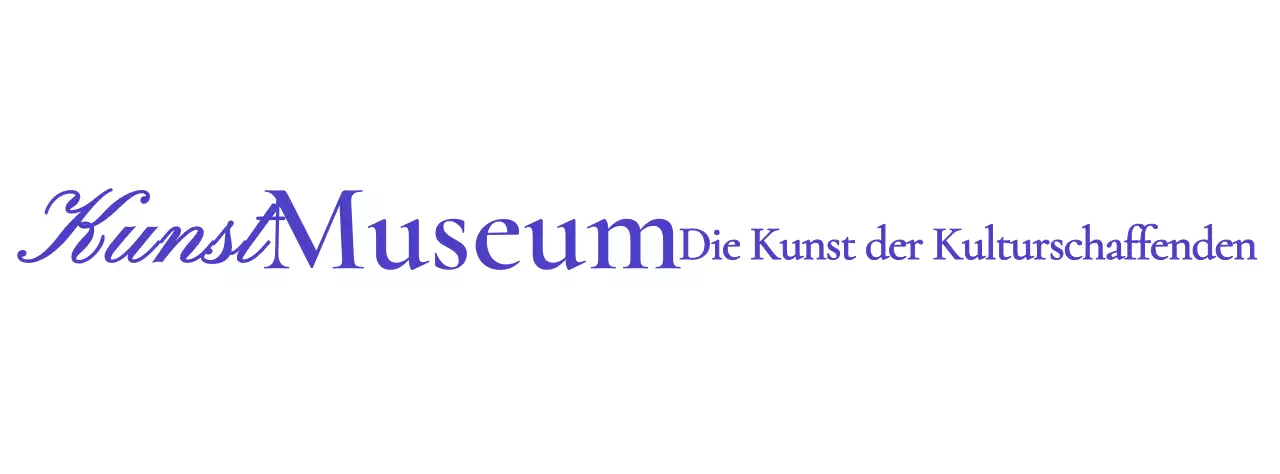Museumslogo mit einem stilvollen kursiven Konzept