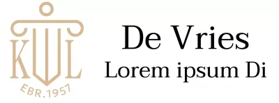 Een advocatenkantoor met klasse met een goud geïllustreerd logo