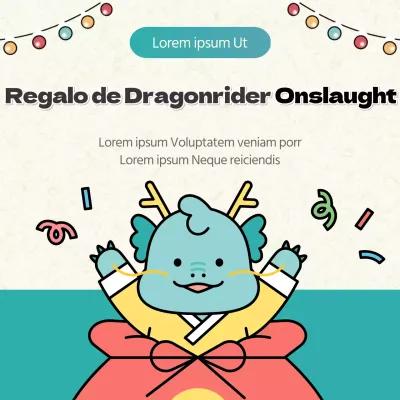 Bonito folleto verde y rojo para regalos del Año Nuevo chino