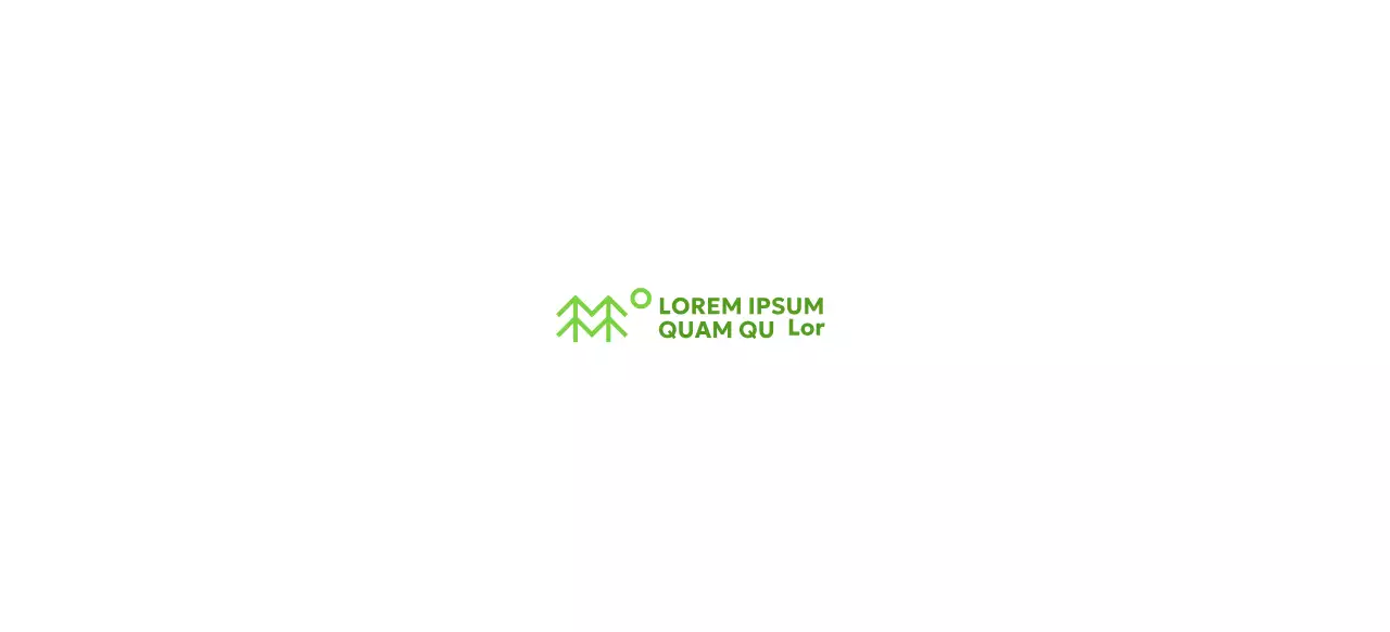 Einfacher Naturschutz mit Baumillustrationen und grünen Farben