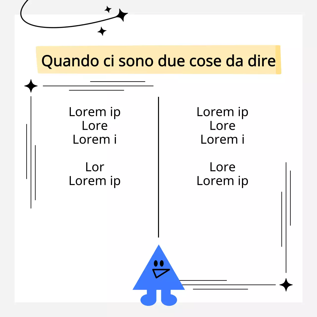 Piano di alimentazione semplice, bianco e illustrato