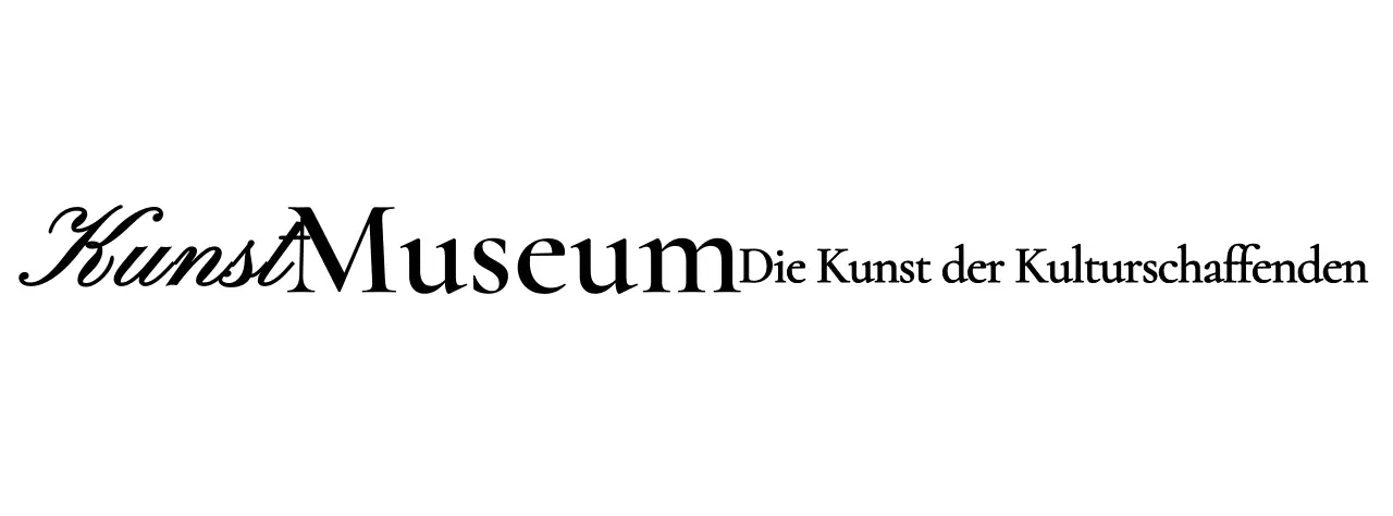Museumslogo mit einem stilvollen kursiven Konzept