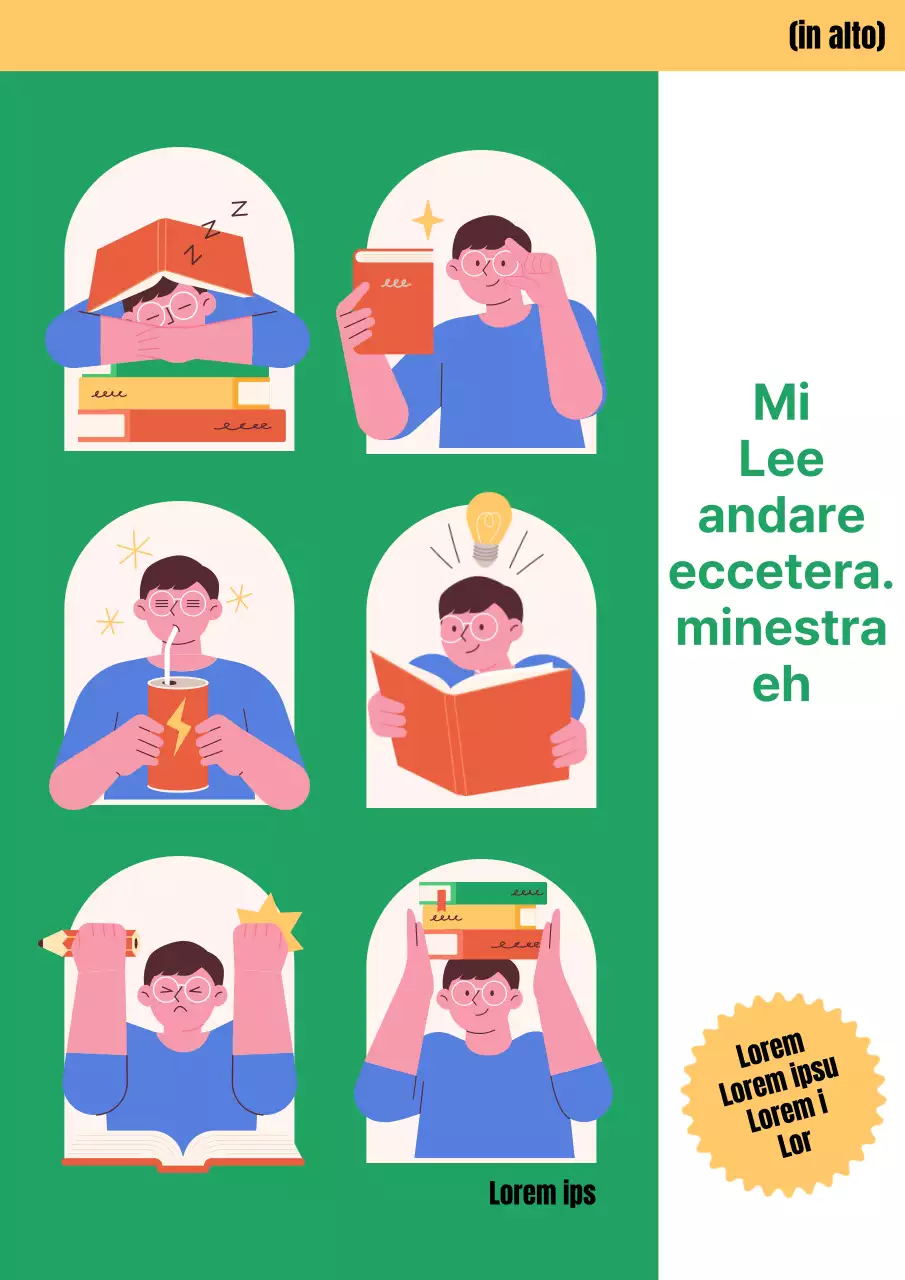 Un piccolo e grazioso libro di esercizi verdi per le scuole superiori
