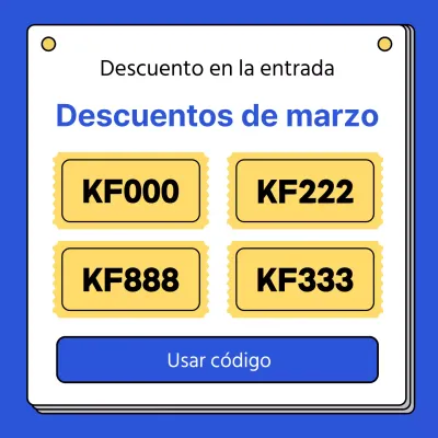 Información de código simple en azul y amarillo