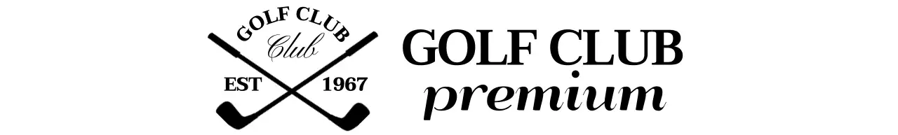 ゴルフクラブのロゴが入った高級感のあるゴルフクラブ。