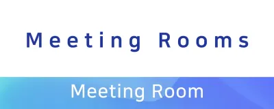 Blue gradient room announcements