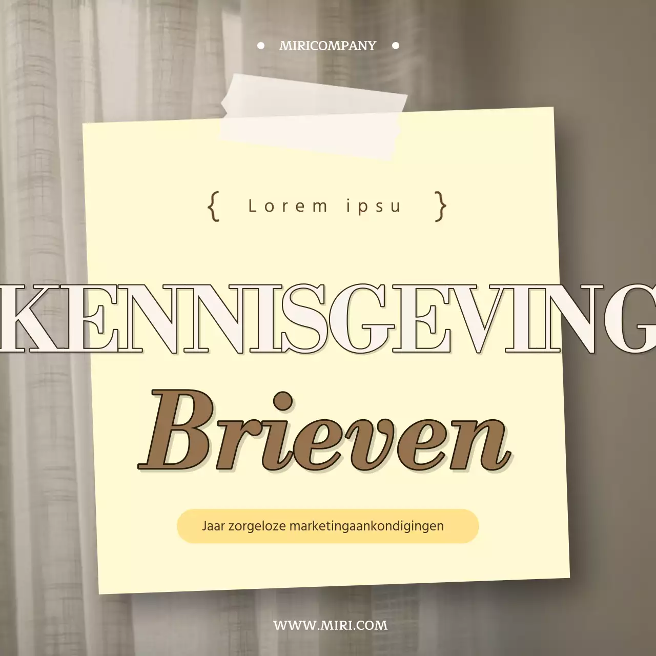 Een jaar in het leven van beige en gele marketing