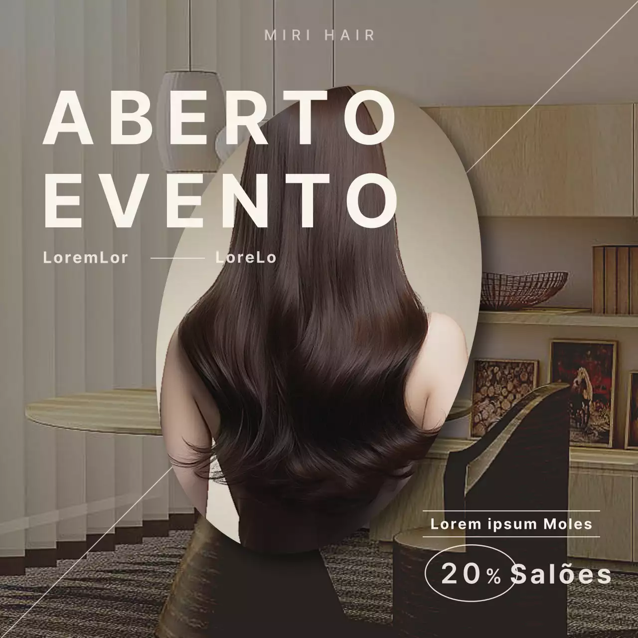 Promover ofertas simples e castanhas para salões de beleza