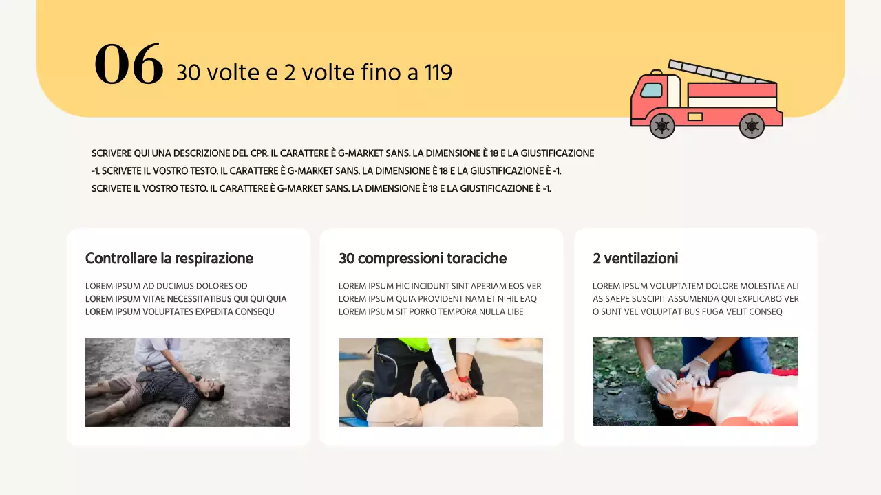 Materiale di formazione sulla sicurezza antincendio semplice e giallo