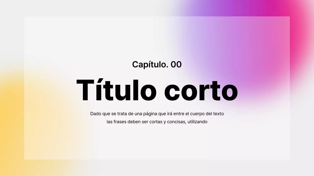 Informes manuscritos sencillos y presentables en morado y amarillo