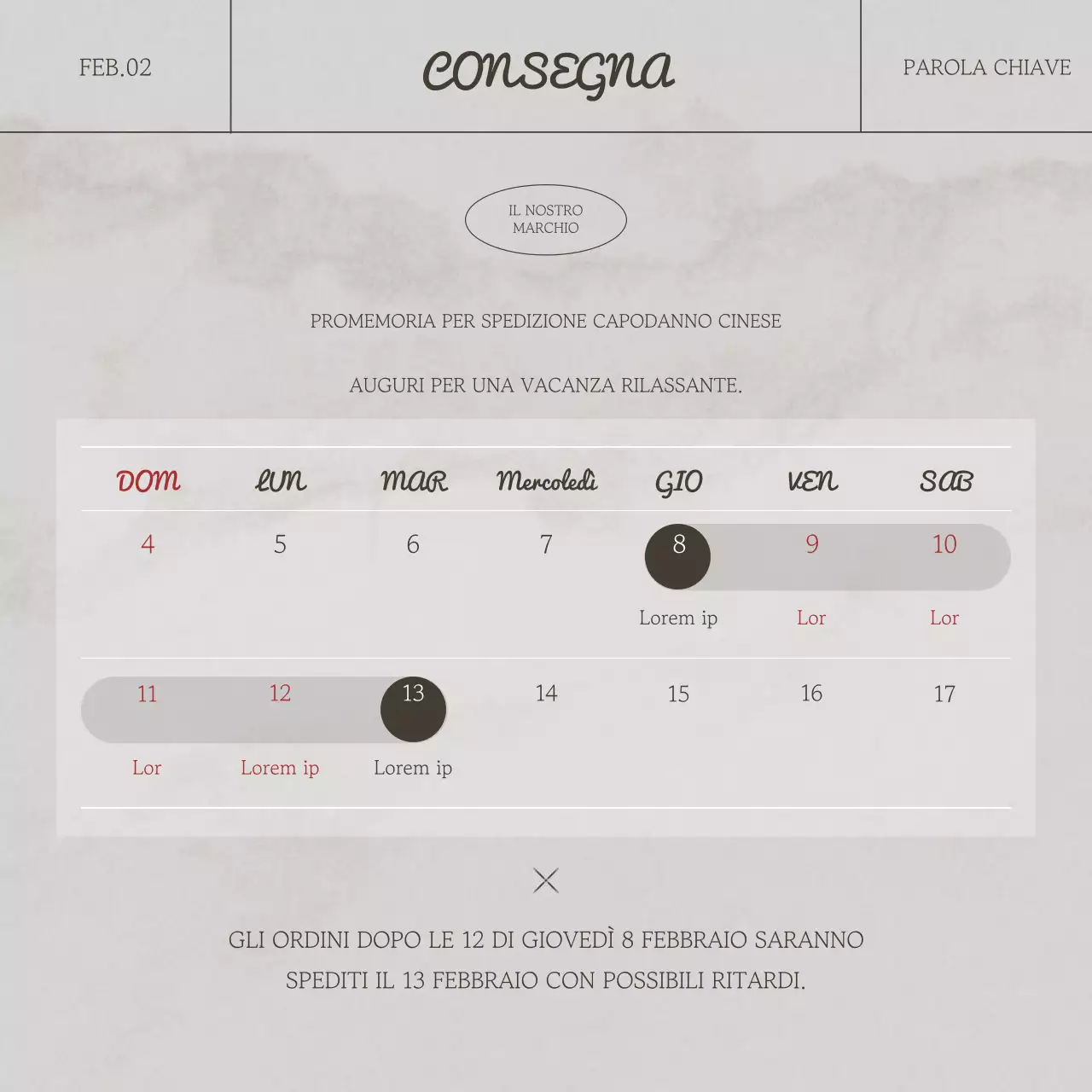 Beige e marrone per un moderno branding emozionale