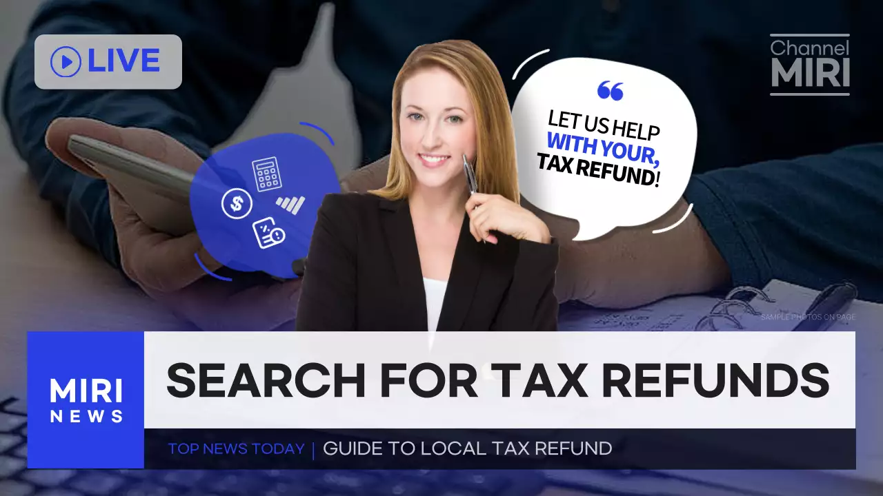 Blue Modern Tax Guide YouTube Thumbnail